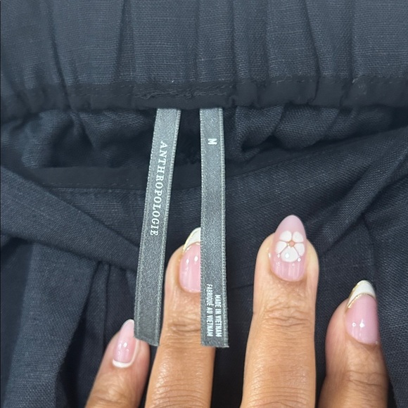 Anthropologie Linen Pleated Trousers - Picture 6 of 6